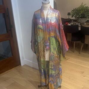 MesDemoiselles Multicolor Sheer Kimono